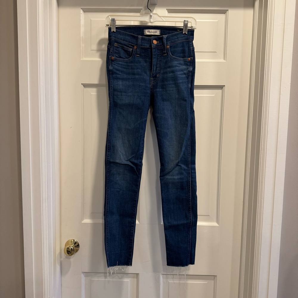 Madewell 9” High Rise Skinny Jeans Size 24